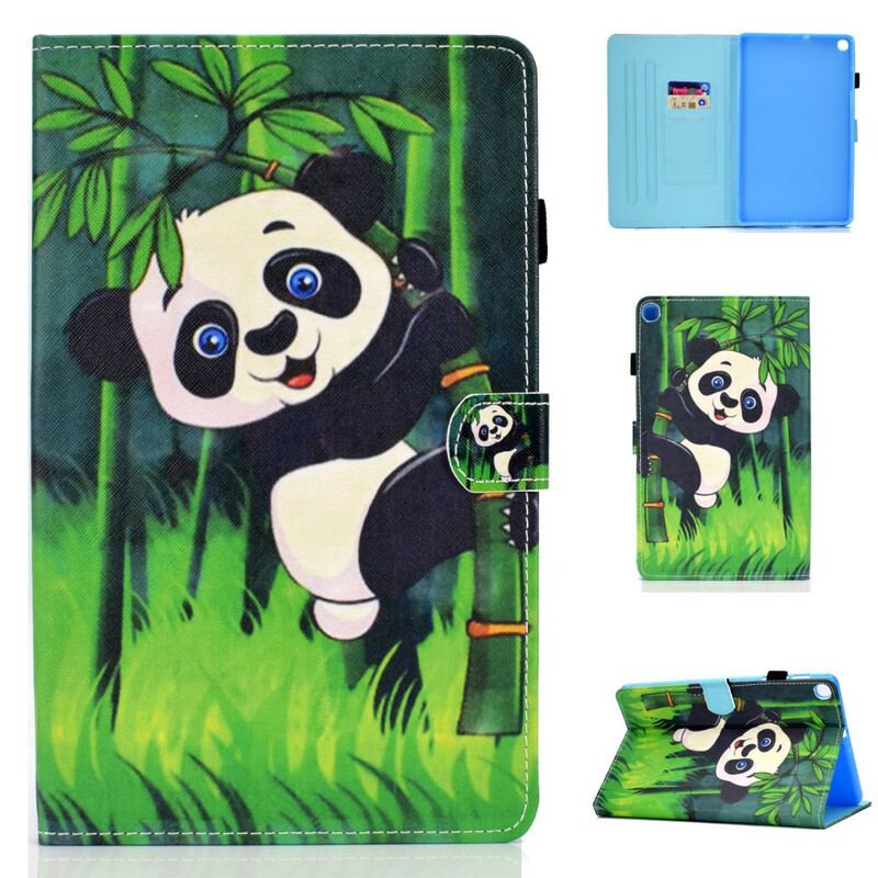 Læder Cover Samsung Galaxy Tab S6 Lite Panda