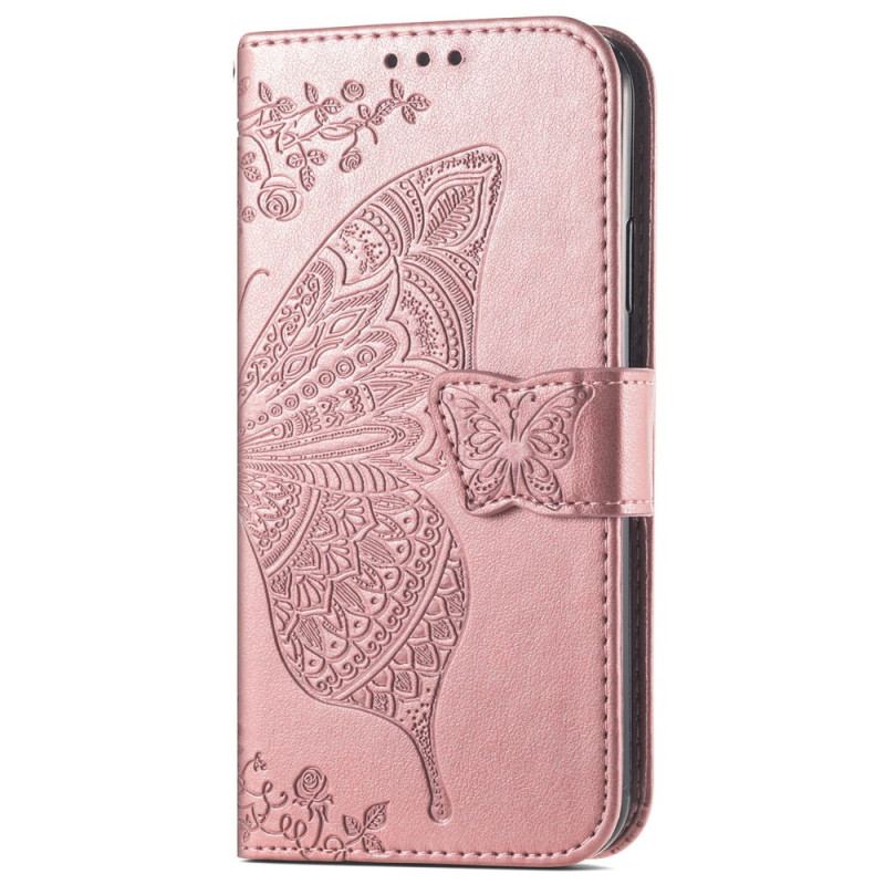 Flip Cover Honor Magic 6 Pro Barok Sommerfugl