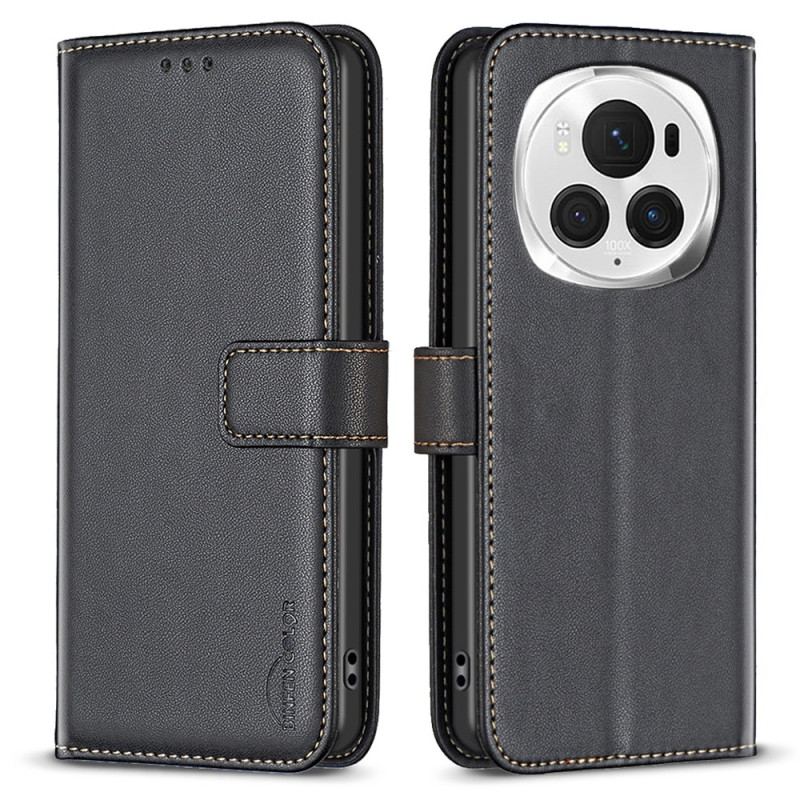 Læder Cover Honor Magic 6 Pro Telefon Etui Binfen Farve