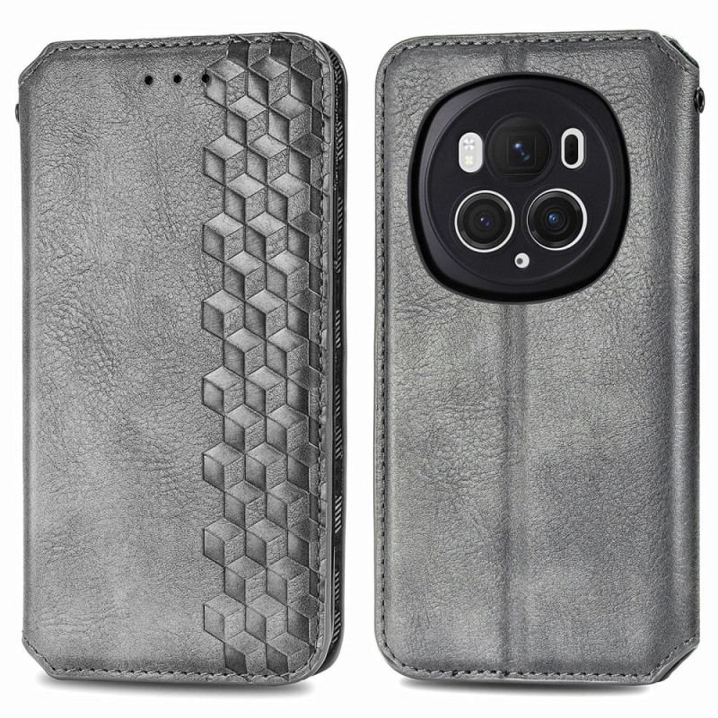 Læder Cover Honor Magic 6 Pro Telefon Etui Retro Ruskindstil