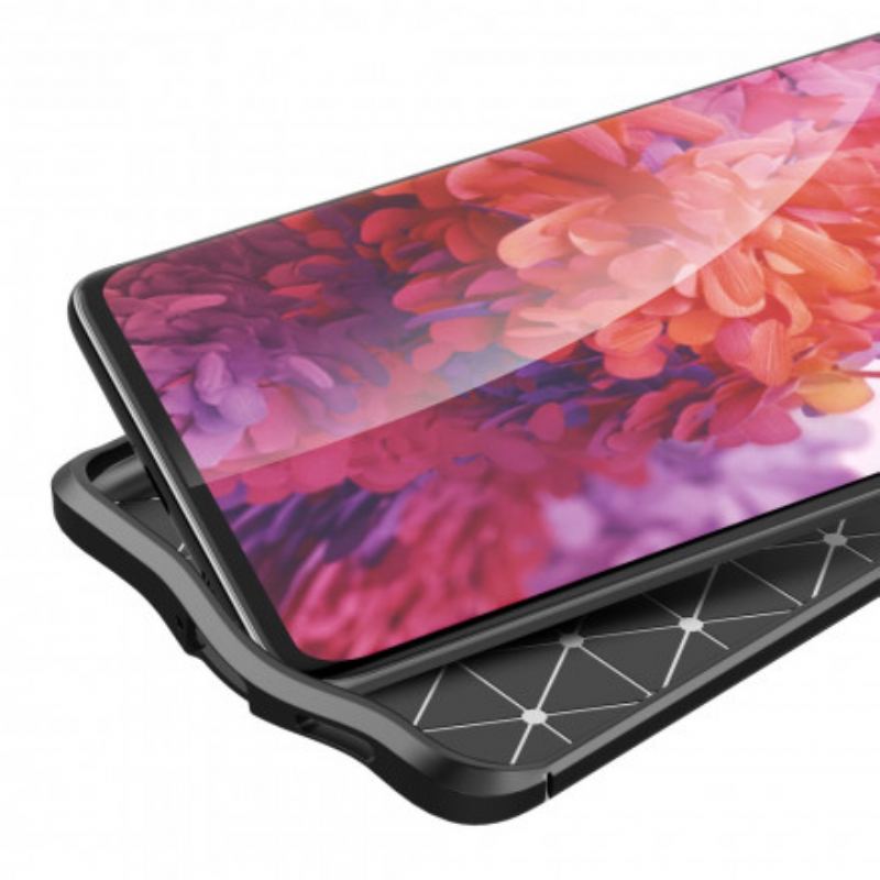 Cover Samsung Galaxy S21 Ultra 5G Dobbelt Linje Litchi Læder Effekt