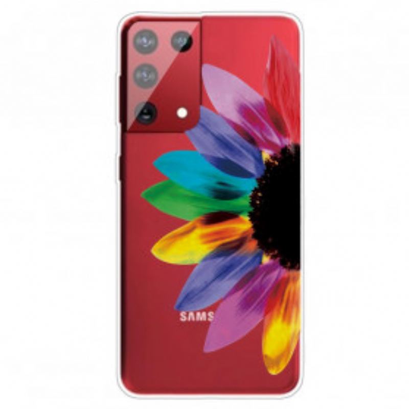 Cover Samsung Galaxy S21 Ultra 5G Farverig Blomst