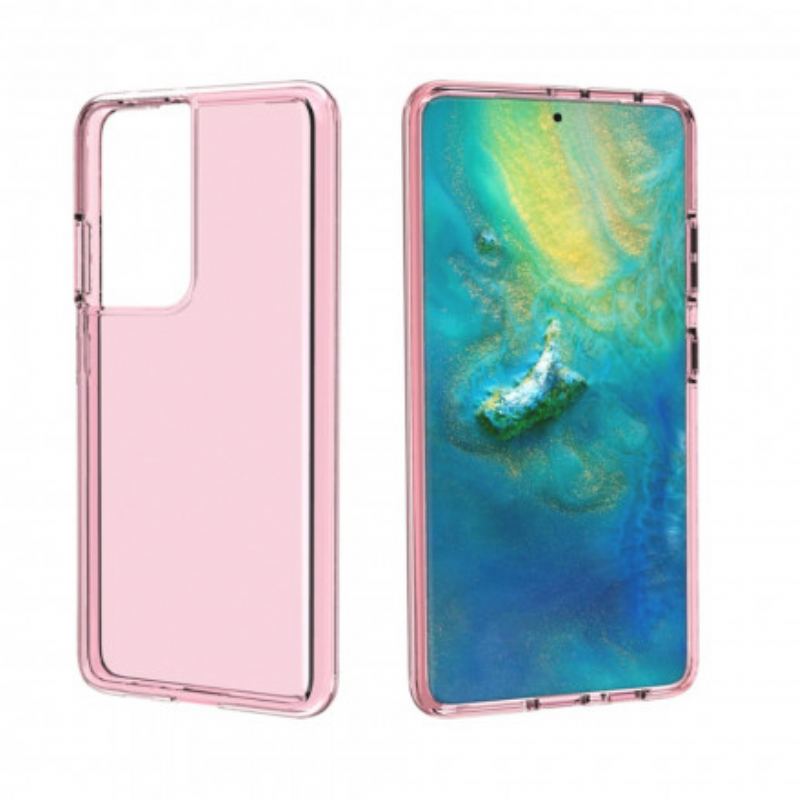 Cover Samsung Galaxy S21 Ultra 5G Farvet Gennemsigtig
