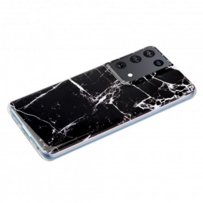 Cover Samsung Galaxy S21 Ultra 5G Klassisk Marmor