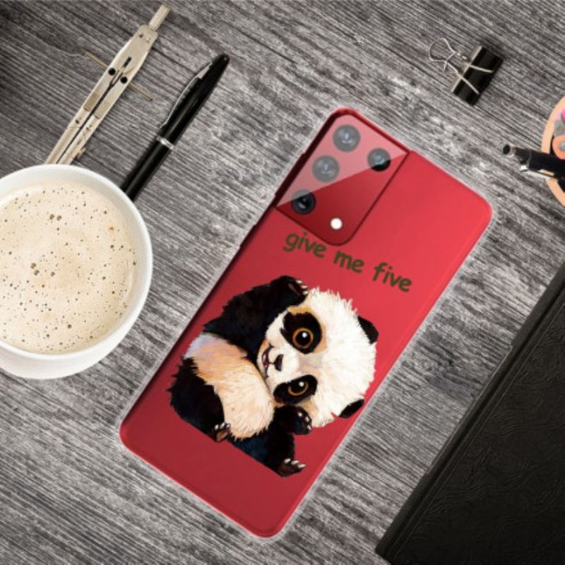 Cover Samsung Galaxy S21 Ultra 5G Panda Giv Mig Fem