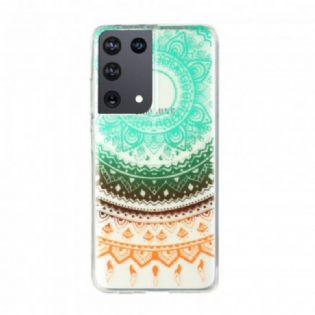 Cover Samsung Galaxy S21 Ultra 5G Sømløs Blomstermandala