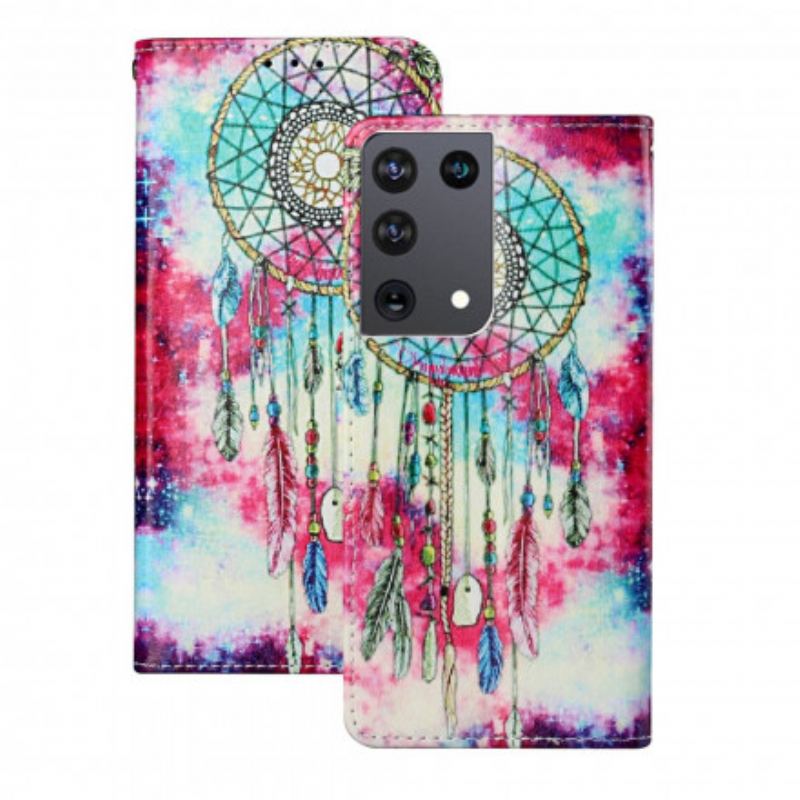 Flip Cover Samsung Galaxy S21 Ultra 5G Dreamcatcher-stilen