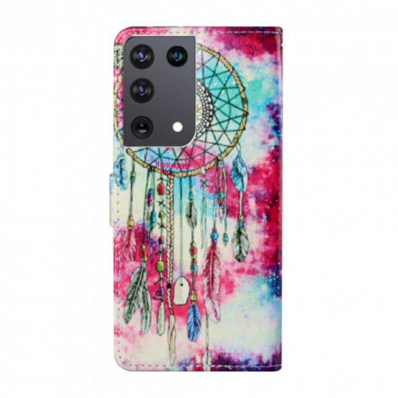 Flip Cover Samsung Galaxy S21 Ultra 5G Dreamcatcher-stilen