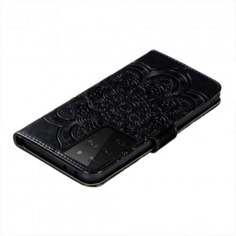 Flip Cover Samsung Galaxy S21 Ultra 5G Fuld Mandala