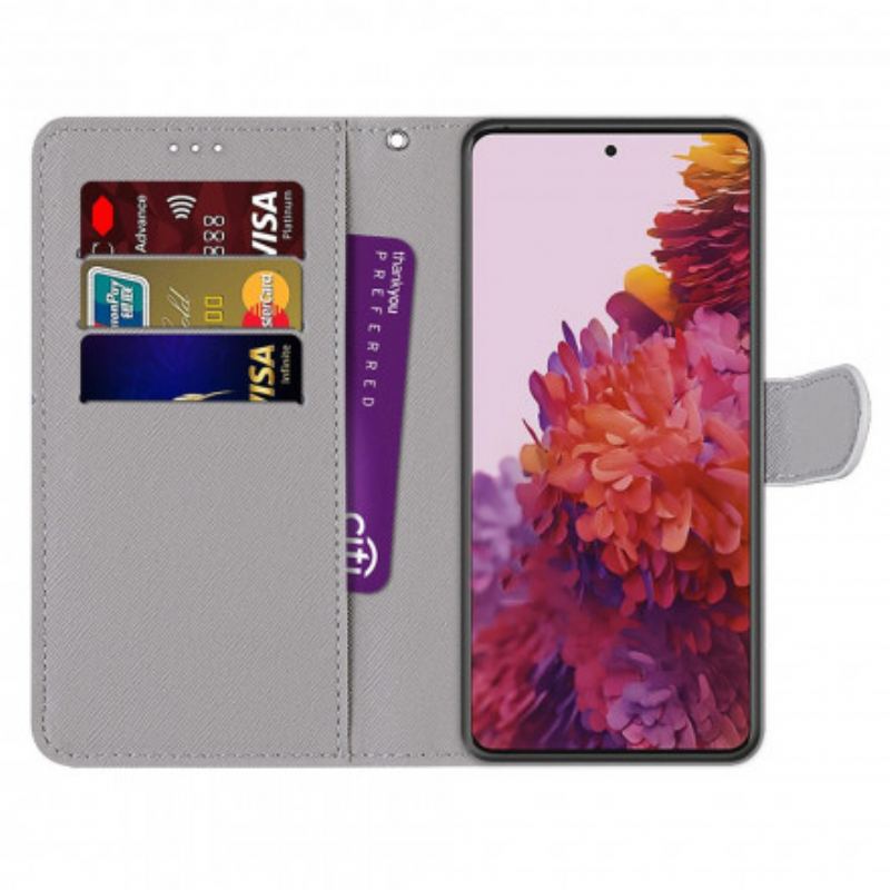 Flip Cover Samsung Galaxy S21 Ultra 5G Kattefamilie