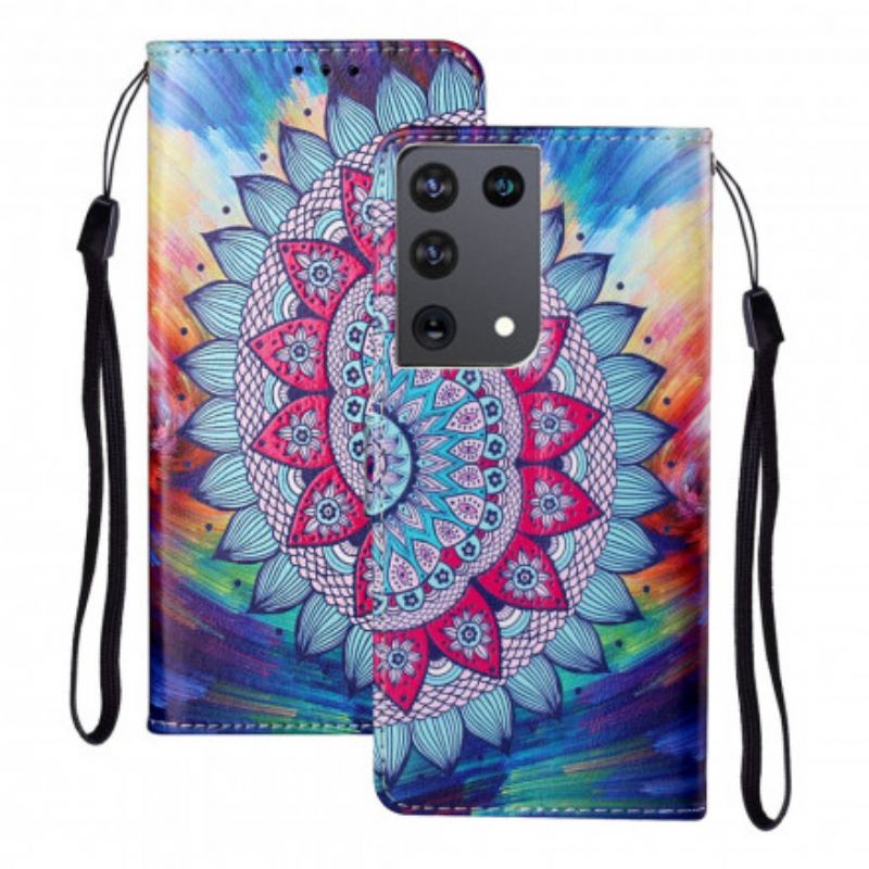 Flip Cover Samsung Galaxy S21 Ultra 5G Kong Mandala