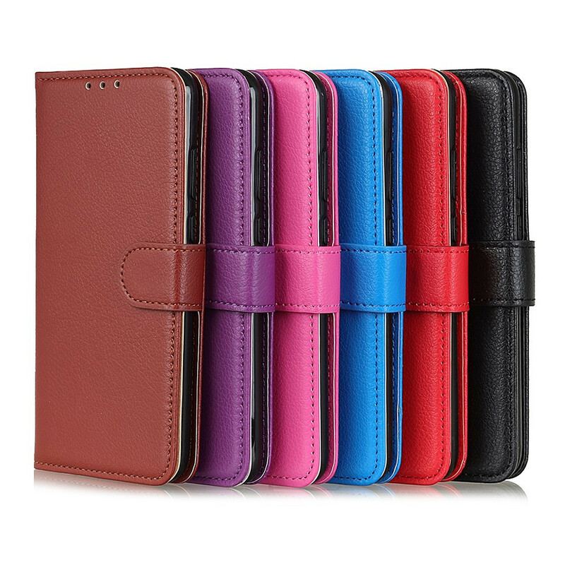 Flip Cover Samsung Galaxy S21 Ultra 5G Litchi Tekstur