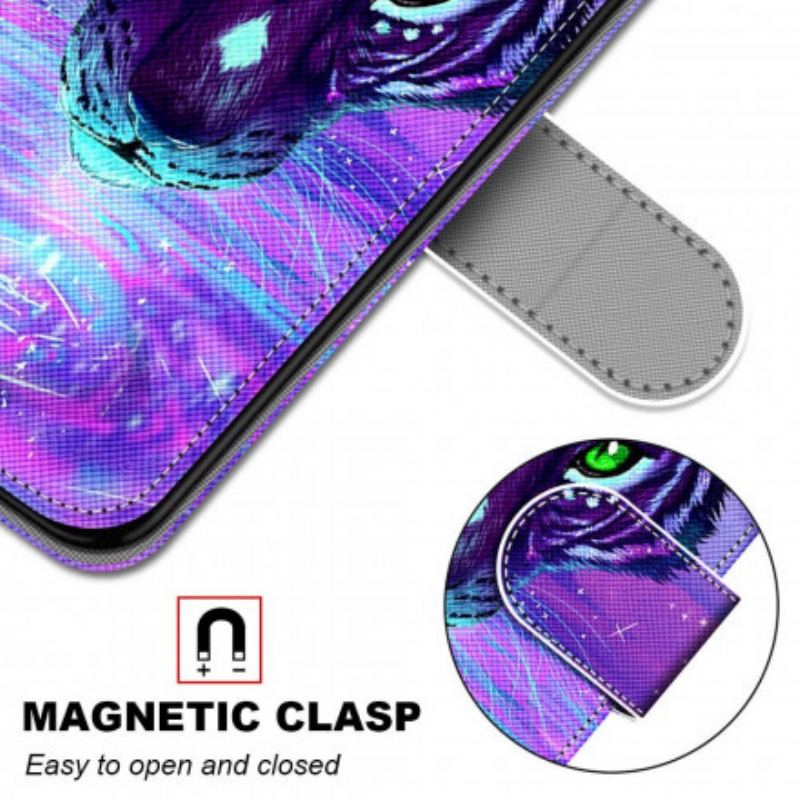 Flip Cover Samsung Galaxy S21 Ultra 5G Magic Feline