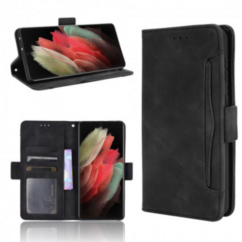 Flip Cover Samsung Galaxy S21 Ultra 5G Multi-card Premier Class