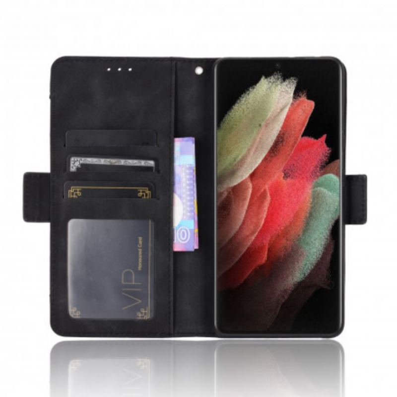 Flip Cover Samsung Galaxy S21 Ultra 5G Multi-card Premier Class