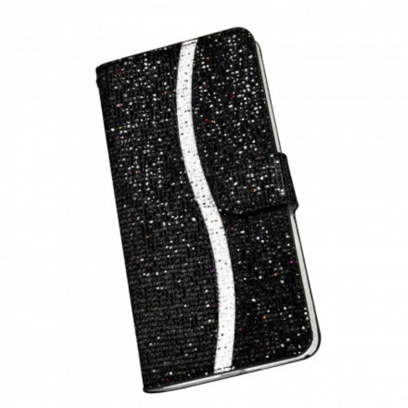 Flip Cover Samsung Galaxy S21 Ultra 5G Pailletter S Design