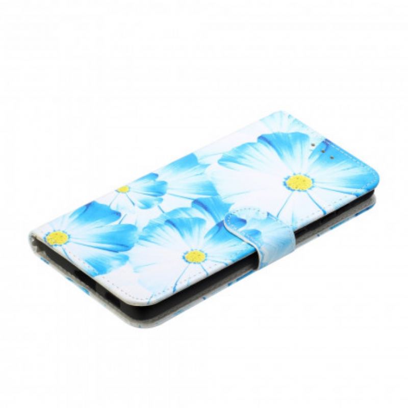 Flip Cover Samsung Galaxy S21 Ultra 5G Skøre Blomster