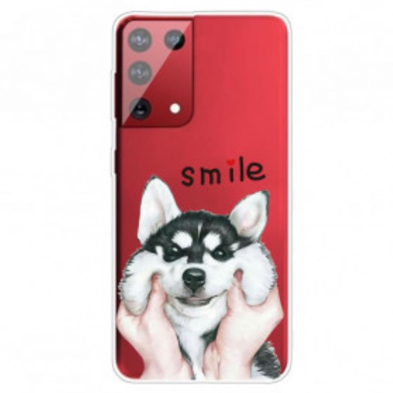 Mobilcover Samsung Galaxy S21 Ultra 5G Smile Hund