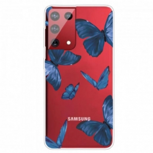 Mobilcover Samsung Galaxy S21 Ultra 5G Vilde Sommerfugle