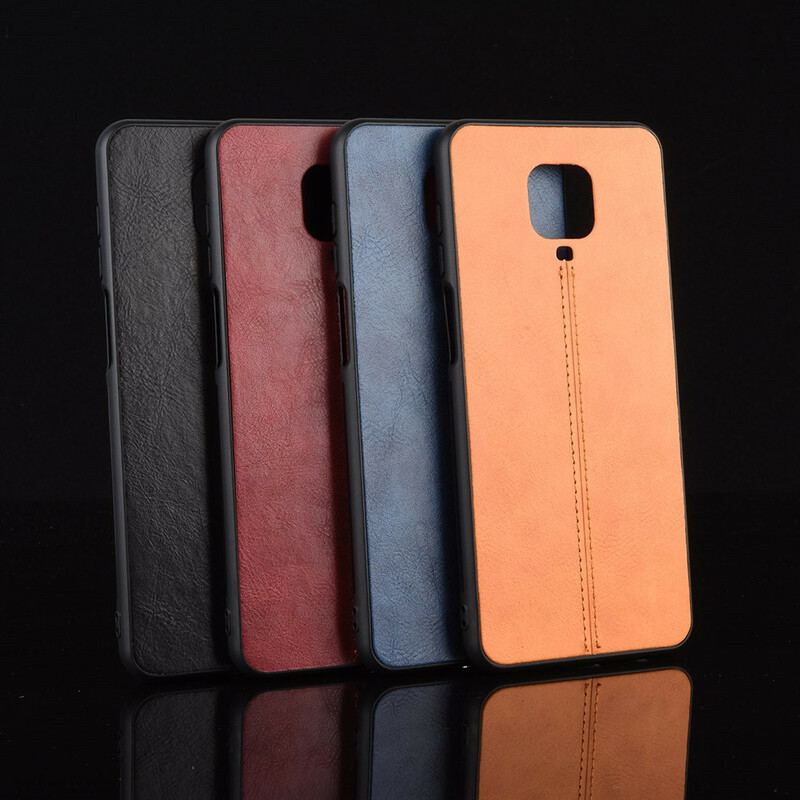 Cover Xiaomi Redmi Note 9S / 9 Pro Couture Lædereffekt