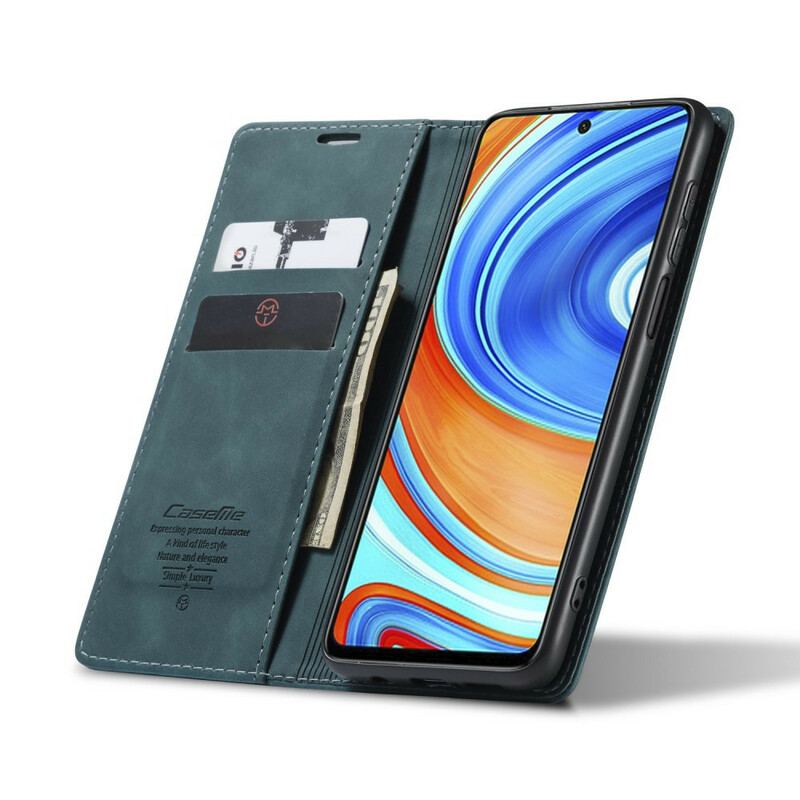 Cover Xiaomi Redmi Note 9S / 9 Pro Flip Cover Caseme Imiteret Læder