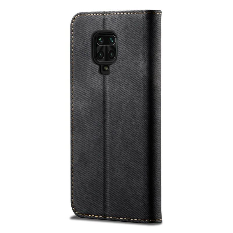 Cover Xiaomi Redmi Note 9S / 9 Pro Flip Cover Denim Stof