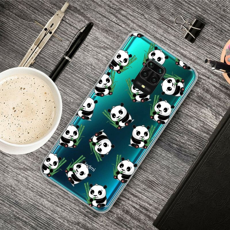 Cover Xiaomi Redmi Note 9S / 9 Pro Små Pandaer