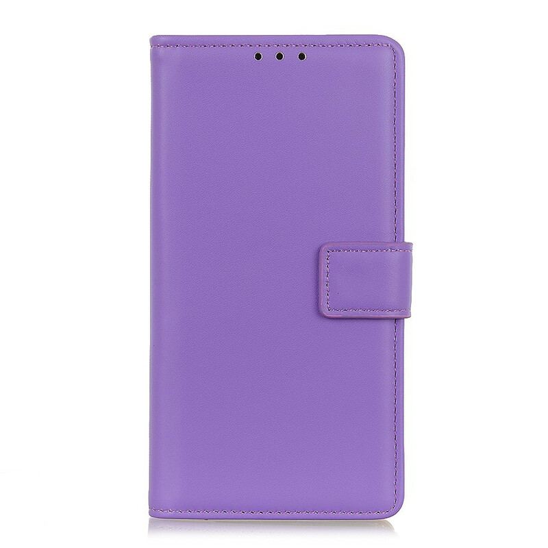 Flip Cover Xiaomi Redmi Note 9S / 9 Pro Almindeligt Imiteret Læder