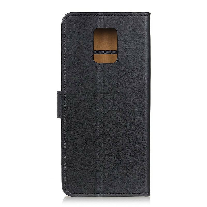 Flip Cover Xiaomi Redmi Note 9S / 9 Pro Almindeligt Imiteret Læder