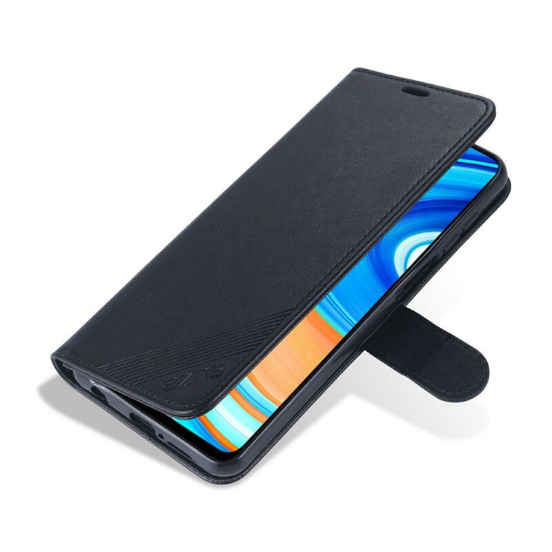 Flip Cover Xiaomi Redmi Note 9S / 9 Pro Azns Imiteret Læder