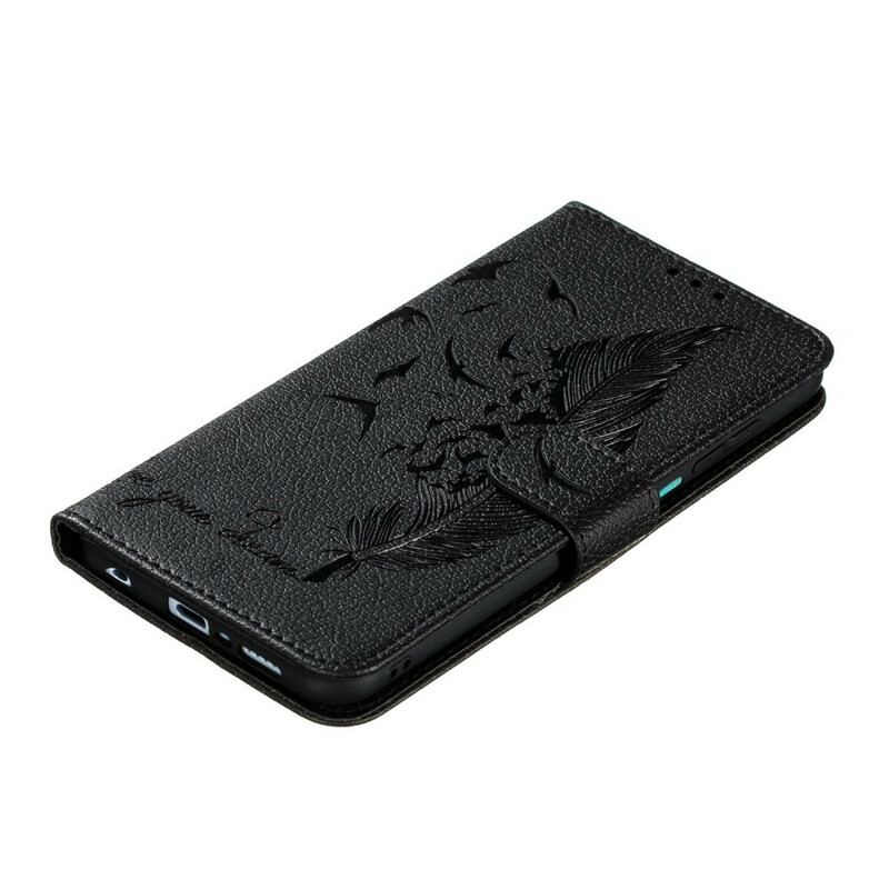 Flip Cover Xiaomi Redmi Note 9S / 9 Pro Feather Lev Din Drøm