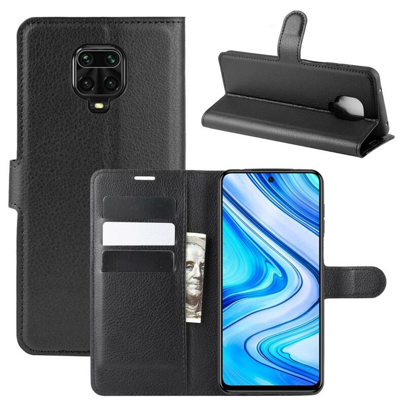 Flip Cover Xiaomi Redmi Note 9S / 9 Pro Klassisk Kunstlæder