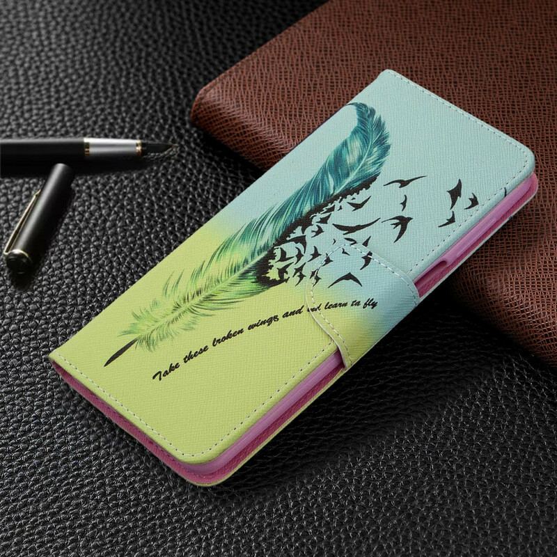 Flip Cover Xiaomi Redmi Note 9S / 9 Pro Lære At Flyve