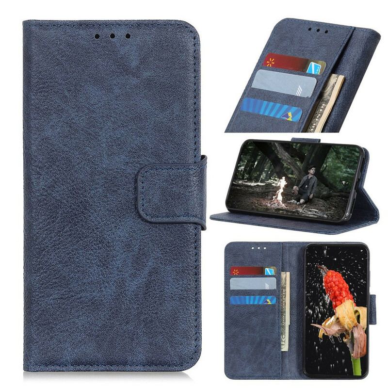 Flip Cover Xiaomi Redmi Note 9S / 9 Pro Litchi Ultra Imiteret Læder