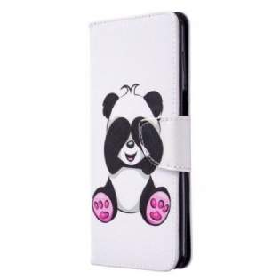 Flip Cover Xiaomi Redmi Note 9S / 9 Pro Panda Sjov