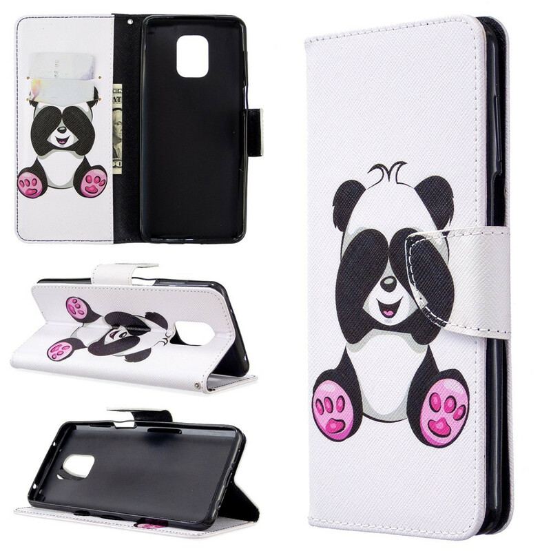 Flip Cover Xiaomi Redmi Note 9S / 9 Pro Panda Sjov