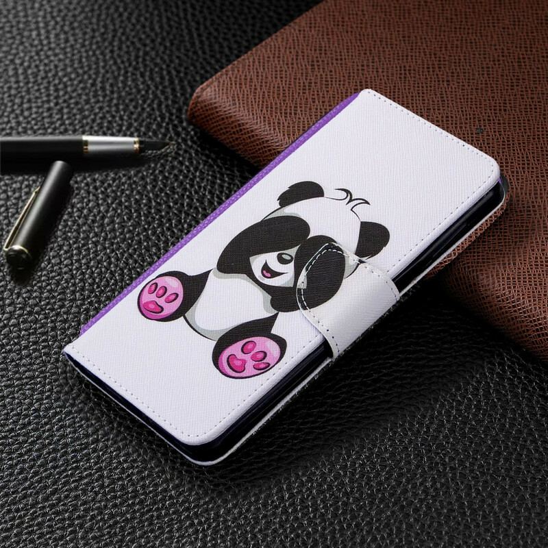 Flip Cover Xiaomi Redmi Note 9S / 9 Pro Panda Sjov