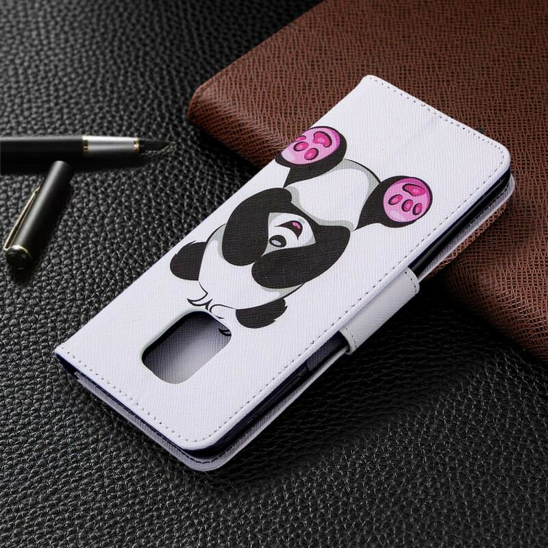 Flip Cover Xiaomi Redmi Note 9S / 9 Pro Panda Sjov