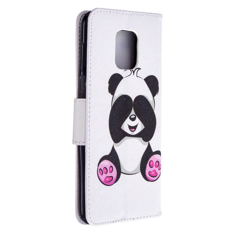 Flip Cover Xiaomi Redmi Note 9S / 9 Pro Panda Sjov