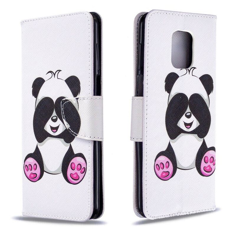 Flip Cover Xiaomi Redmi Note 9S / 9 Pro Panda Sjov