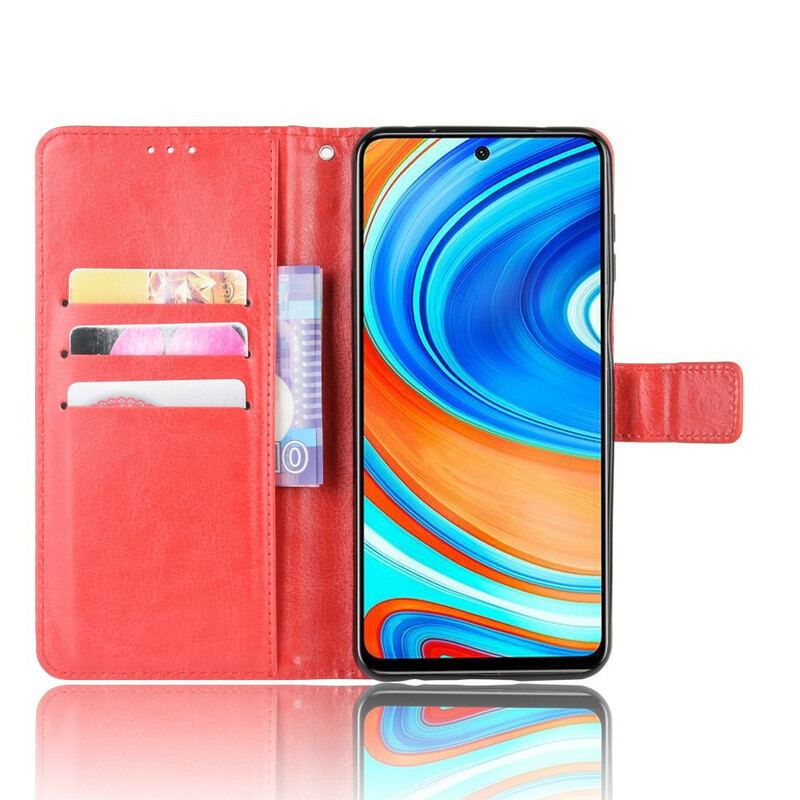 Flip Cover Xiaomi Redmi Note 9S / 9 Pro Prangende Kunstlæder