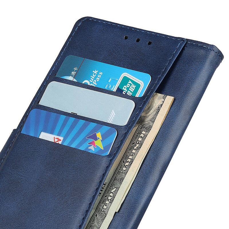 Flip Cover Xiaomi Redmi Note 9S / 9 Pro Retro Mat Lædereffekt