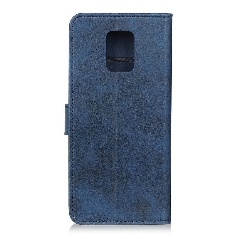 Flip Cover Xiaomi Redmi Note 9S / 9 Pro Retro Mat Lædereffekt