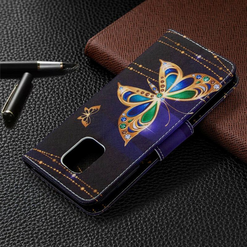 Flip Cover Xiaomi Redmi Note 9S / 9 Pro Utrolige Sommerfugle