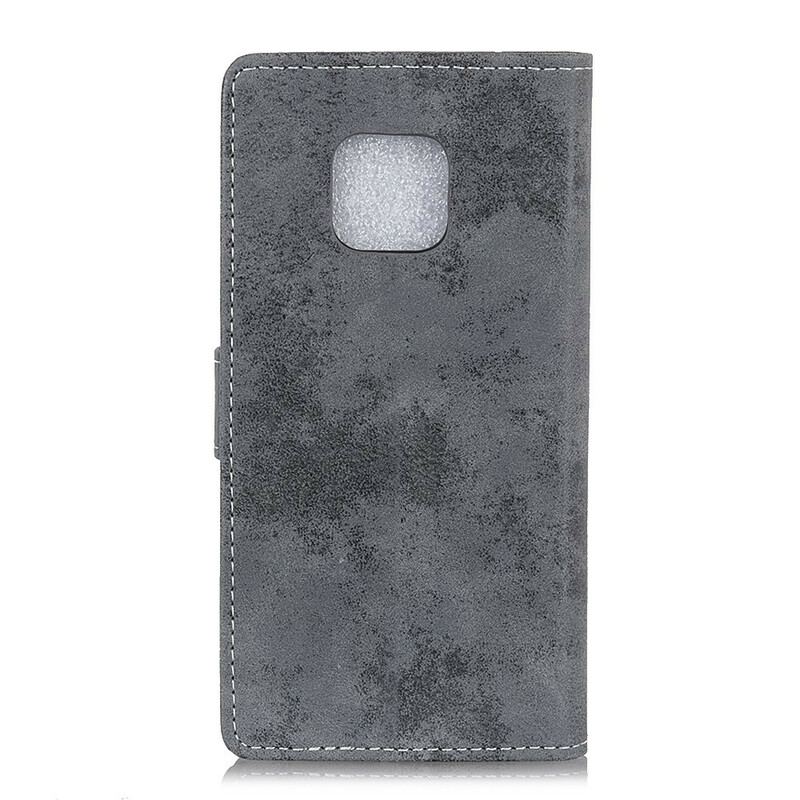 Læder Cover Xiaomi Redmi Note 9S / 9 Pro Vintage Lædereffekt