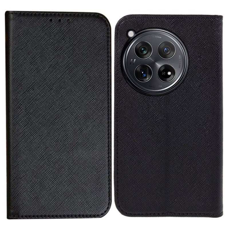 Flip Cover Oneplus 12r Krydstekstur