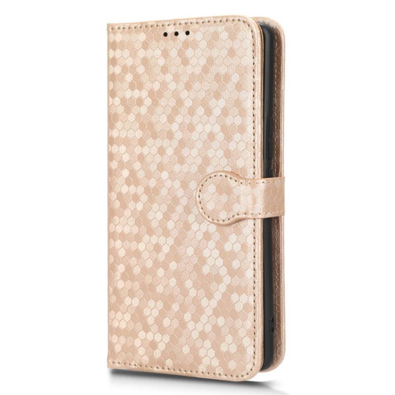 Flip Cover Honor Magic 5 Lite Med Snor 3d Mønster Strappy