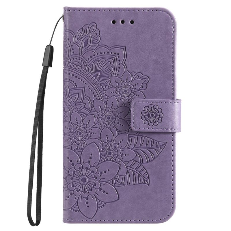 Flip Cover Honor Magic 5 Lite Med Snor Strappy Mandala