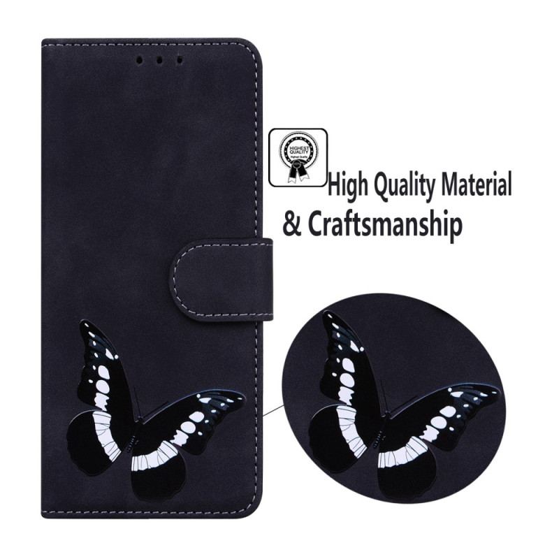 Flip Cover Honor Magic 5 Lite Sommerfugle Design