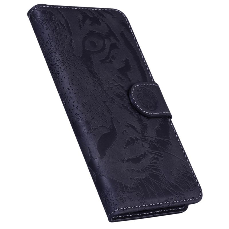 Flip Cover Honor Magic 5 Lite Tiger Fodaftryk